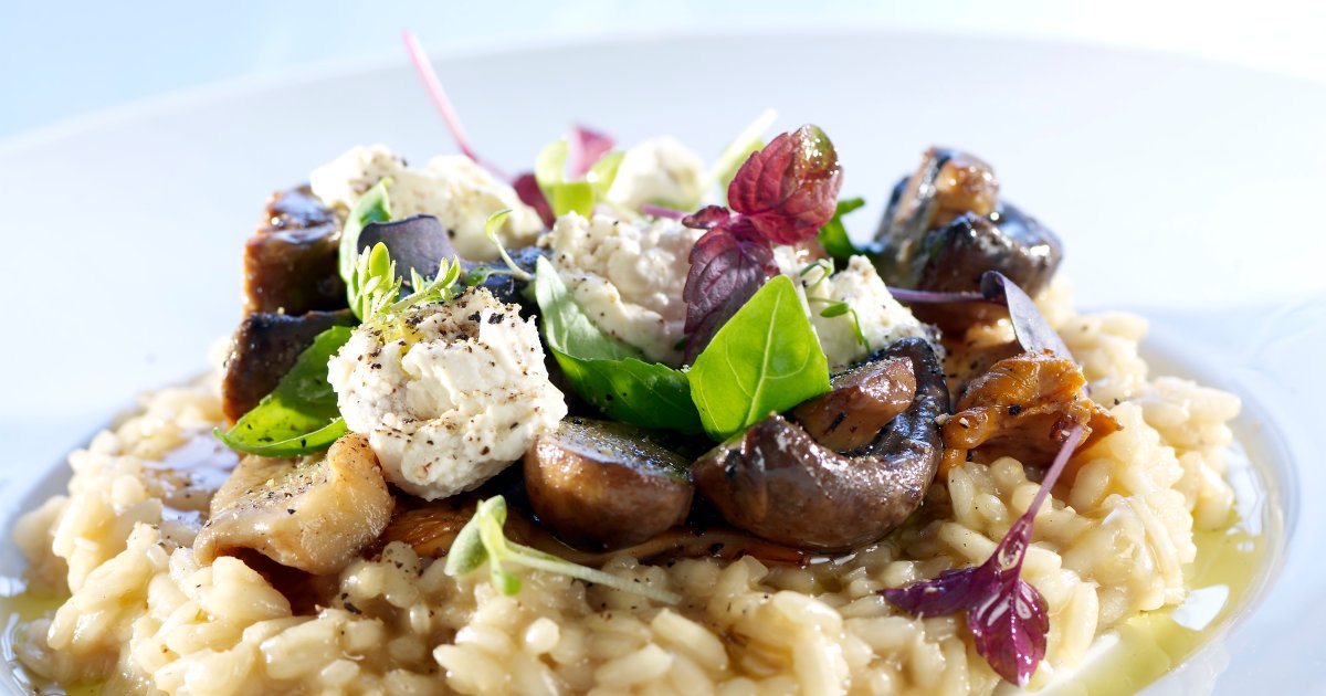 Snøfrisk Mushroom Risotto