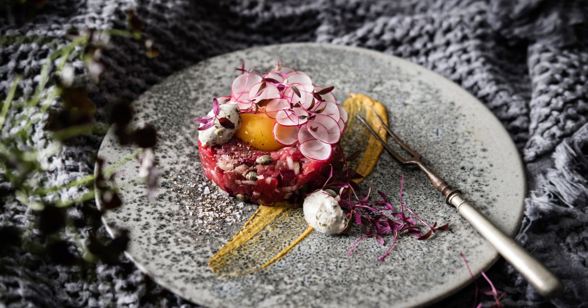 Beef tartare with Snøfrisk® crème