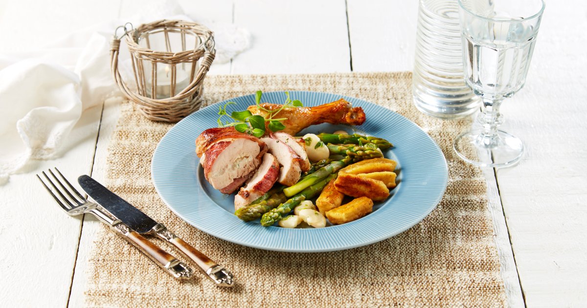 Pollo con gnocchi