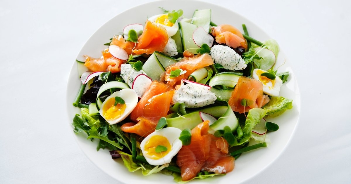 Salmon salad