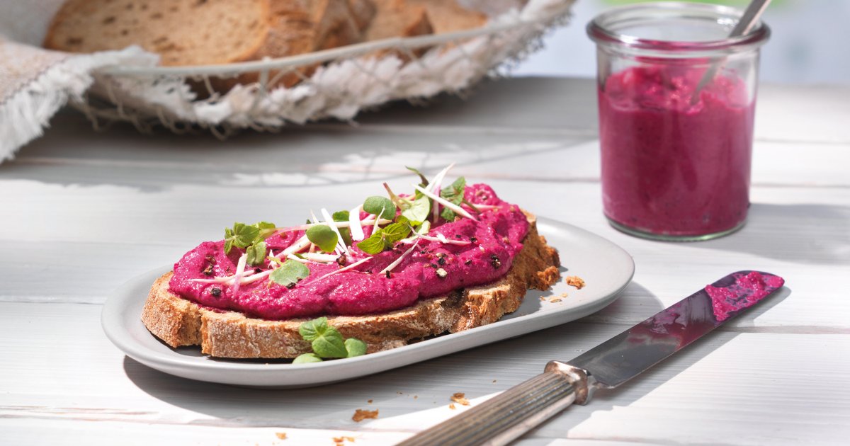 Rote Bete-Snøfrisk®-Aufstrich