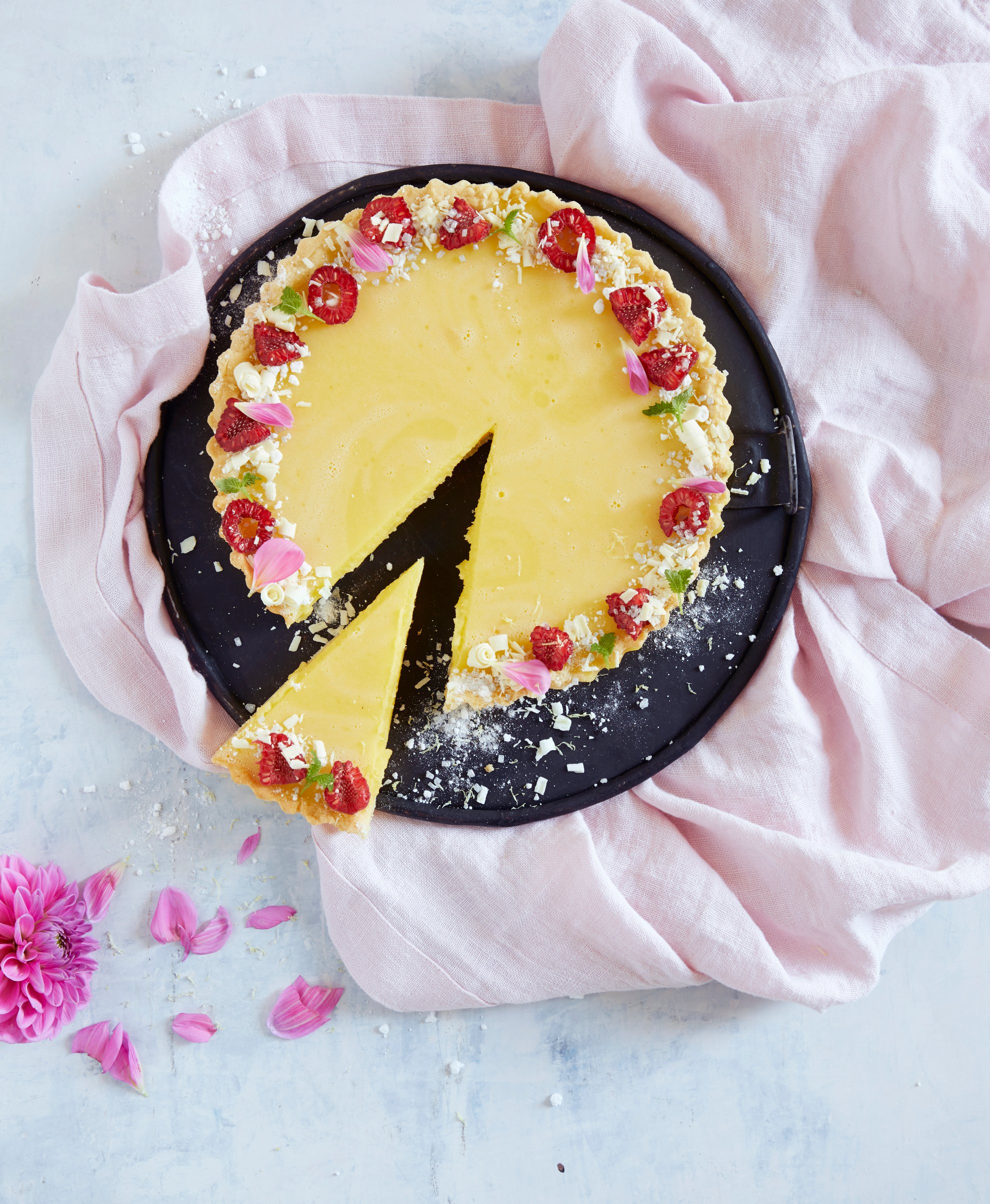 Zitronen-Tarte mit Snøfrisk®