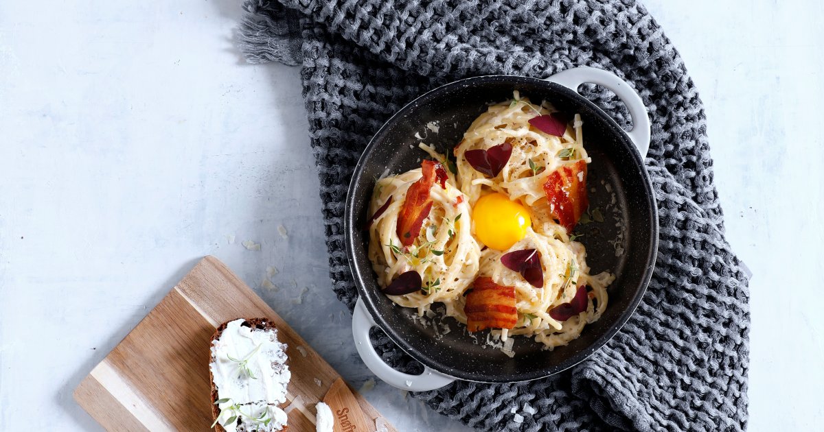 Snøfrisk® Carbonara with egg yolk