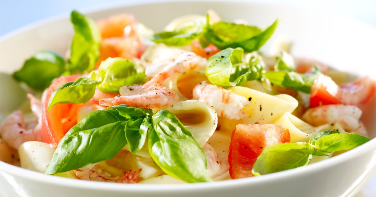 Snøfrisk Creamed Prawn Pasta