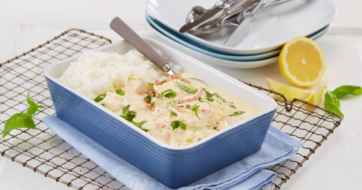 Fish casserole with Snøfrisk cream cheese