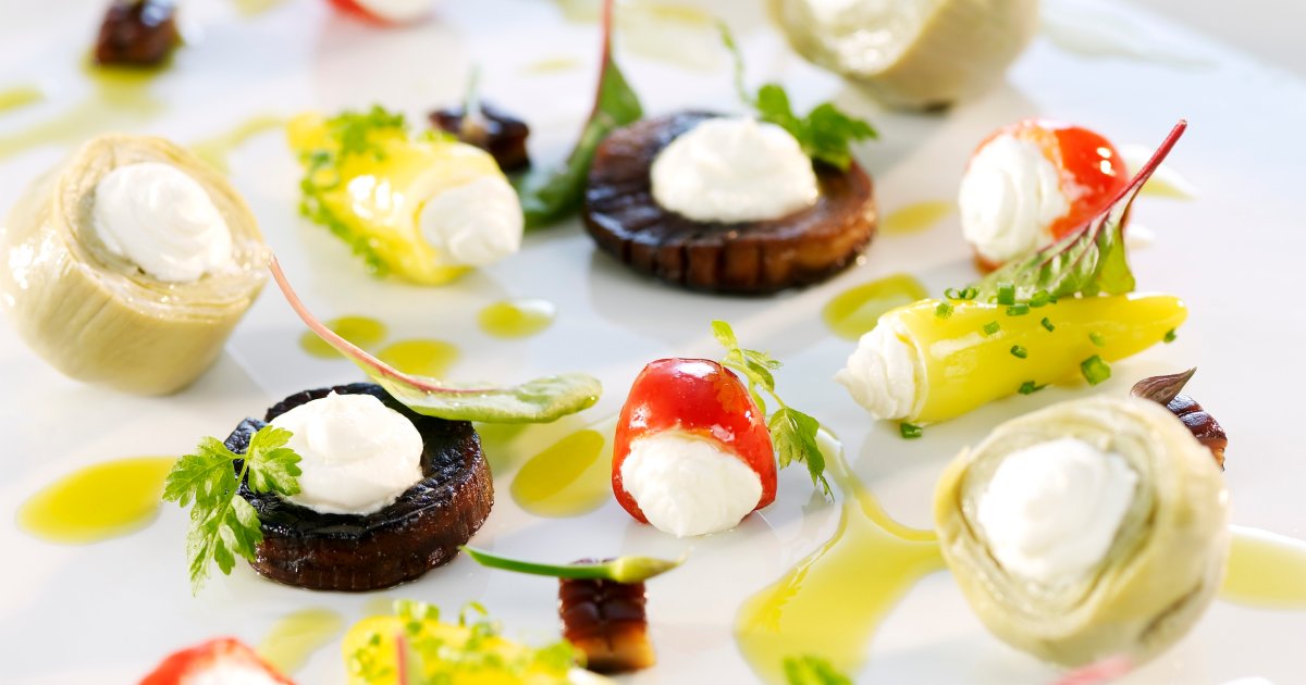 Stuffed vegetable appetisers